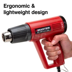 Heat Gun: 110 to 930 °F, 5 & 9 CFM