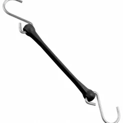 Heavy-Duty Bungee Strap Tie Down: Triangulated Galvanized S Hook, Non-Load Rated
