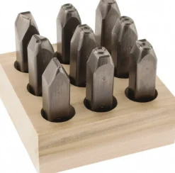 Heavy-Duty Stamp Set: 1/2" Character, 9 pc