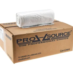Heavy Duty Trash Bags: 33.000 gal, 1.1 mil, Pack of 250