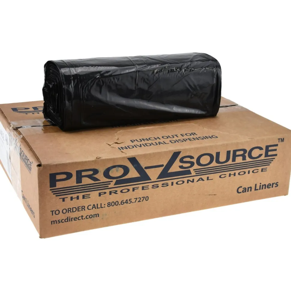 Heavy Duty Trash Bags: 60.000 gal, 1 mil, Pack of 100