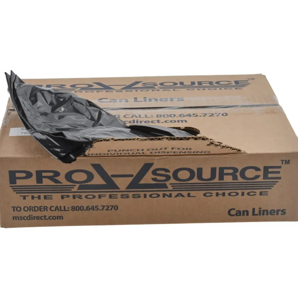 Heavy Duty Trash Bags: 33.000 gal, 1.35 mil, Pack of 100