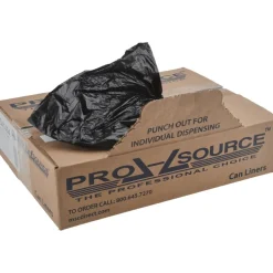 Heavy Duty Trash Bags: 56.000 gal, 1 mil, Pack of 100