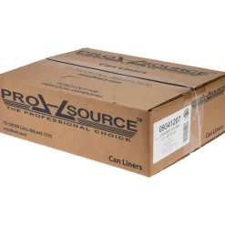 Heavy Duty Trash Bags: 56.000 gal, 1.25 mil, Pack of 100