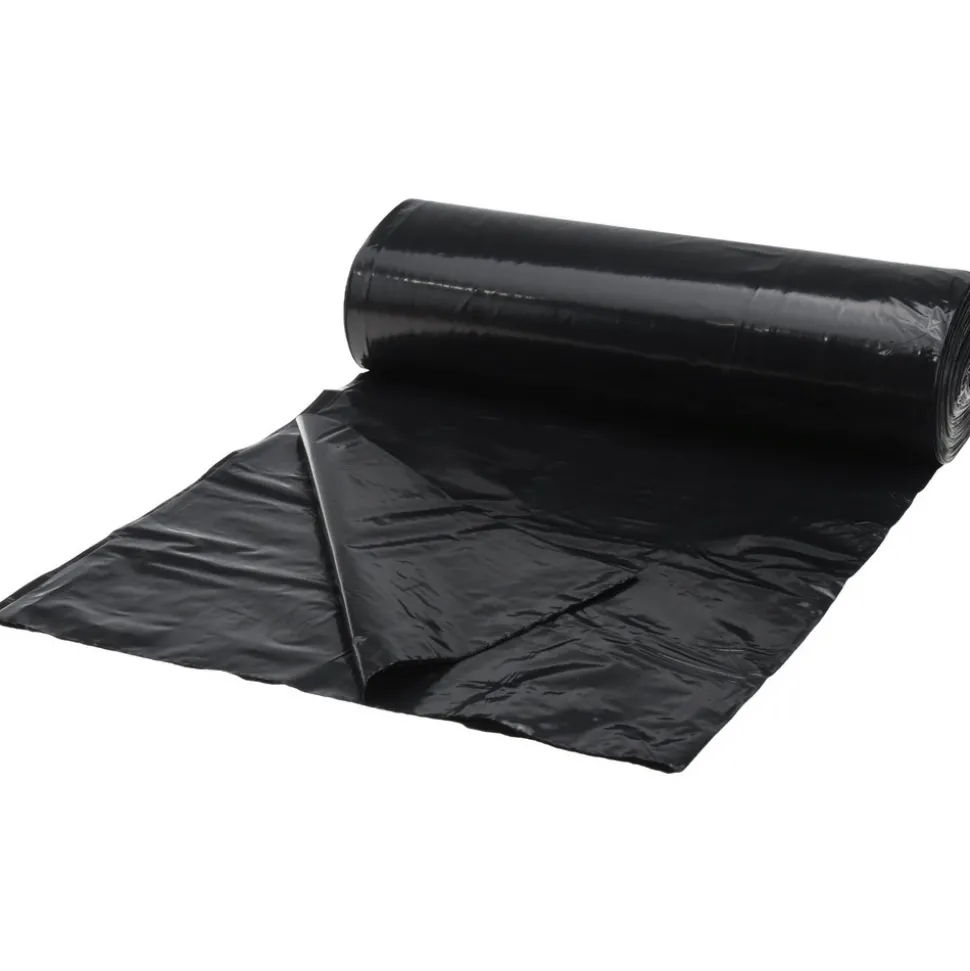 Heavy Duty Trash Bags: 56.000 gal, 1.1 mil, Pack of 100