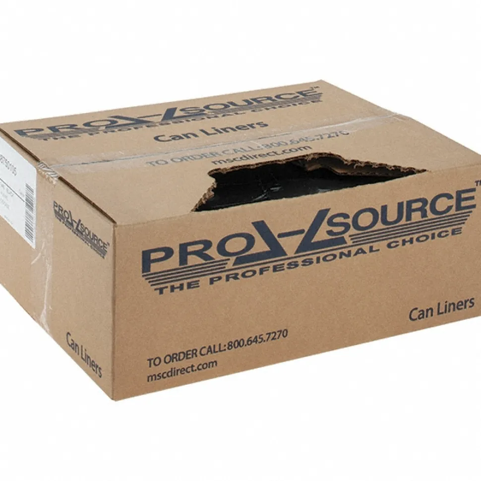 Heavy Duty Trash Bags: 45.000 gal, 1 mil, Pack of 125