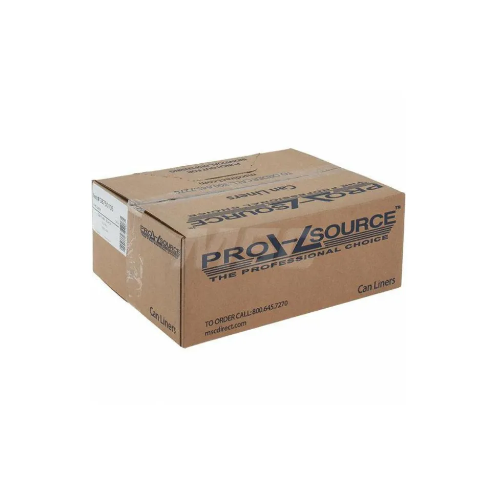 Heavy Duty Trash Bags: 45.000 gal, 1 mil, Pack of 125