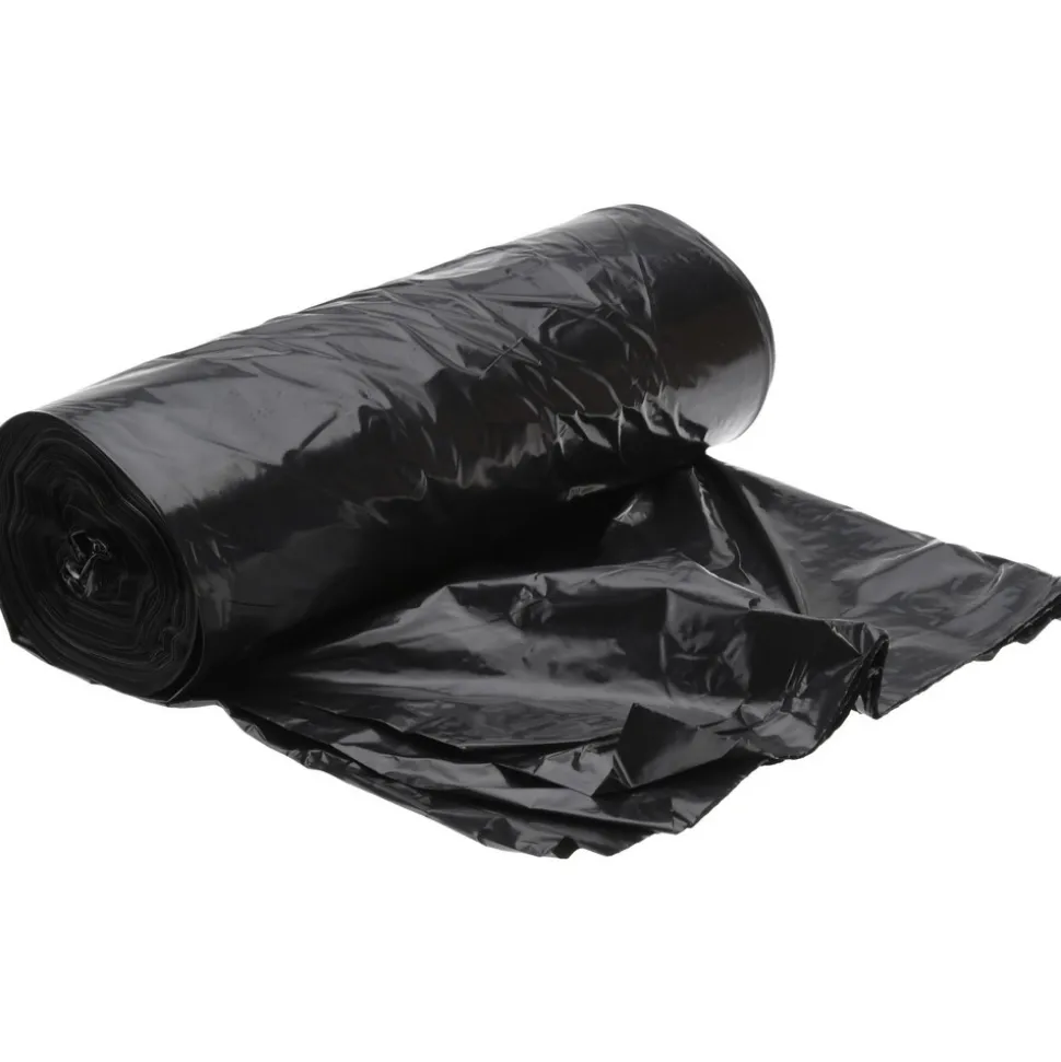 Heavy Duty Trash Bags: 45.000 gal, 1 mil, Pack of 125