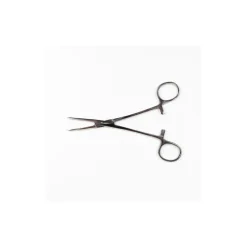 Hemostat Tweezer: All Purpose, Stainless Steel, Straight Tip, 5-1/2