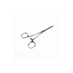 Hemostat Tweezer: All Purpose, Stainless Steel, Straight Tip, 5-1/2