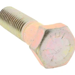 Hex Head Cap Screw: 5/8-11, 2-1/2" Length Under Head, Grade 8 Steel, Yellow Zinc Dichromate Finish