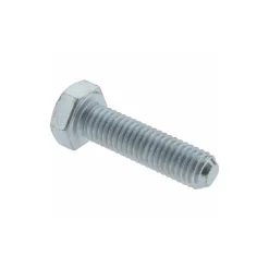 Hex Head Cap Screw: M8x1.25, 30.00 mm Length Under Head, Grade 10.9 Steel, Zinc Finish