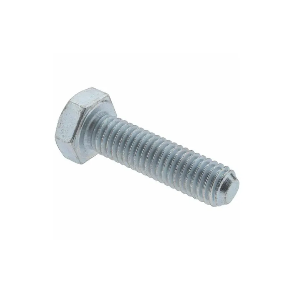 Hex Head Cap Screw: M8x1.25, 30.00 mm Length Under Head, Grade 10.9 Steel, Zinc Finish