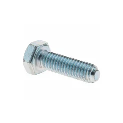 Hex Head Cap Screw: M6x1, 20.00 mm Length Under Head, Grade 10.9 Steel, Zinc Finish