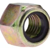 Hex Lock Nut: Insert Lock, Nylon Insert, 5/8-11, Grade 8 Steel, Yellow Zinc Dichromate Finish