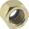 Hex Lock Nut: Insert Lock, Nylon Insert, 1/2-13, Grade 8 Steel, Yellow Zinc Dichromate Finish