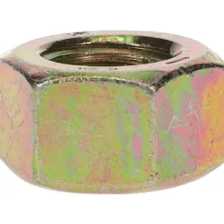 Hex Nut: 5/8-11, Grade 8 Steel, Yellow Zinc Dichromate Finish