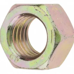Hex Nut: 5/8-11, Grade 8 Steel, Yellow Zinc Dichromate Finish