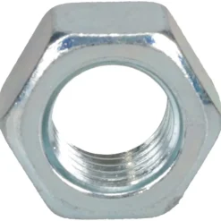 Hex Nut: 3/4-10, Grade 5 Steel, Zinc Finish