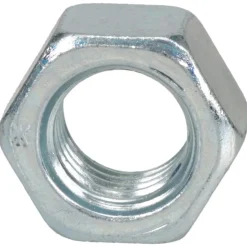 Hex Nut: 3/4-10, Grade 5 Steel, Zinc Finish