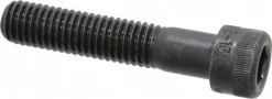 Hex Socket Cap Screw: 1/2-13, 2-1/2" Length Under Head, Alloy Steel, Black Oxide Finish