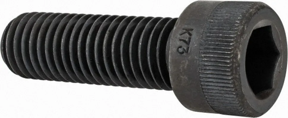 Hex Socket Cap Screw: 5/8-11, 2" Length Under Head, Alloy Steel, Black Oxide Finish