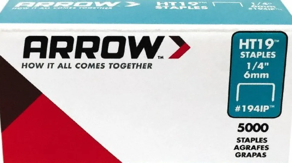 High Carbon Steel Light-Duty Staple: 1/4" Leg Length