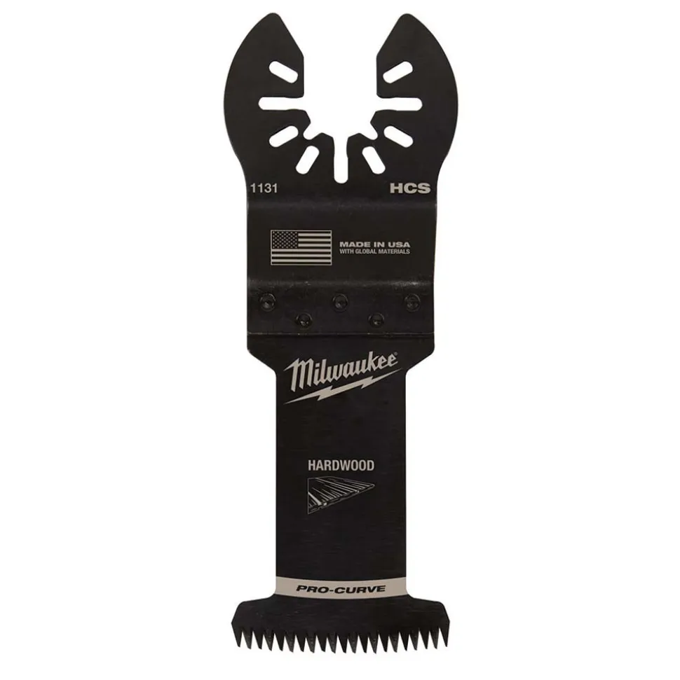 1-3/8” High Carbon Steel Precision Tooth Hardwood Universal Fit Oscillating Multi-Tool Blade