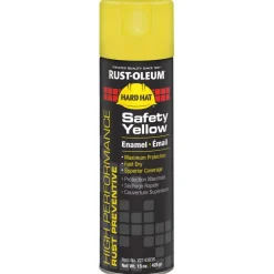 High Performance V2100 Enamel Spray Paint, Safety Yellow, Gloss, 15 oz