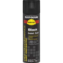 High Performance V2100 Enamel Spray Paint, Black, Gloss, 15 oz