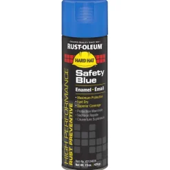 High Performance V2100 Enamel Spray Paint, Safety Blue, Gloss, 15 oz
