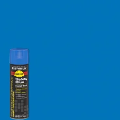 High Performance V2100 Enamel Spray Paint, Safety Blue, Gloss, 15 oz