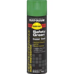 High Performance V2100 Enamel Spray Paint, Safety Green, Gloss, 15 oz