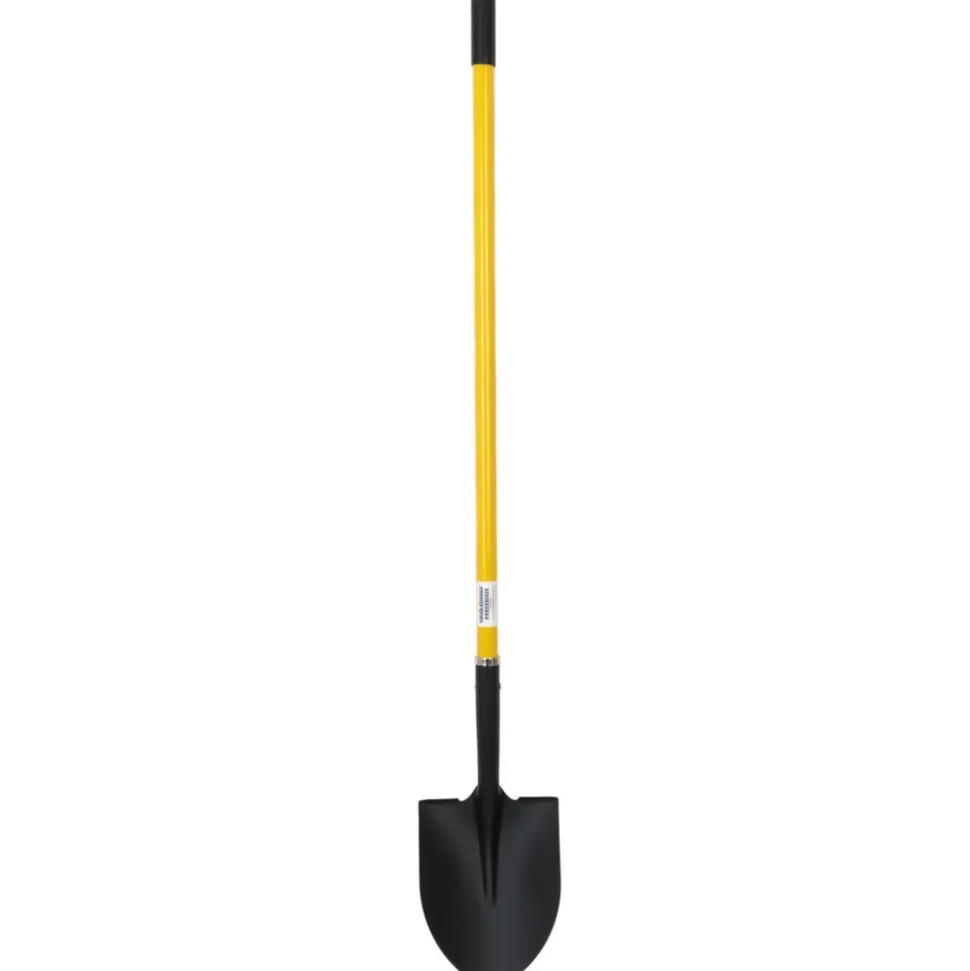 11-1/2" High, Round Steel Shovel