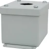 1 Hole, 1.203" Hole Dia, Steel Pushbutton Switch Enclosure