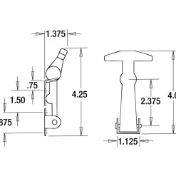 Hood Door Latch: 4