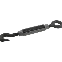 3,200 (Hook) & 7,200 (Eye) Lb Load Limit, 7/8" Thread Dia, 6" Take Up, Steel Hook & Eye Turnbuckle