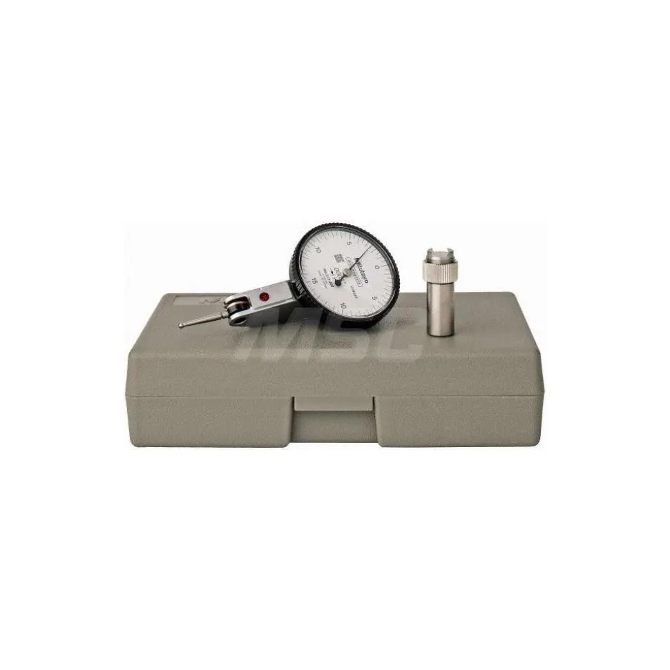 Horizontal Dial Test Indicator: 0.0300" Max, 0-15-0 Dial Reading, 0.000500" Accuracy