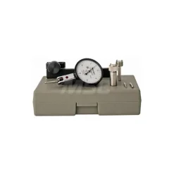 Horizontal Dial Test Indicator: 0.0300" Max, 0-15-0 Dial Reading, 0.000500" Accuracy