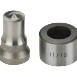 Hydraulic Punch Press Dies & Punches: Type: Punch Die Set; Diameter (mm): 17.50; Diameter (Decimal Inch): 0.6250; Diameter (Inch): 5/8
