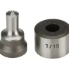 Hydraulic Punch Press Dies & Punches: Type: Round Punch; Diameter (mm): 11.10; Diameter (Decimal Inch): 0.4400; Diameter (Inch): 3/8