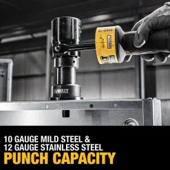 Hydraulic Punch Presses: Punching Pressure: 11 TON