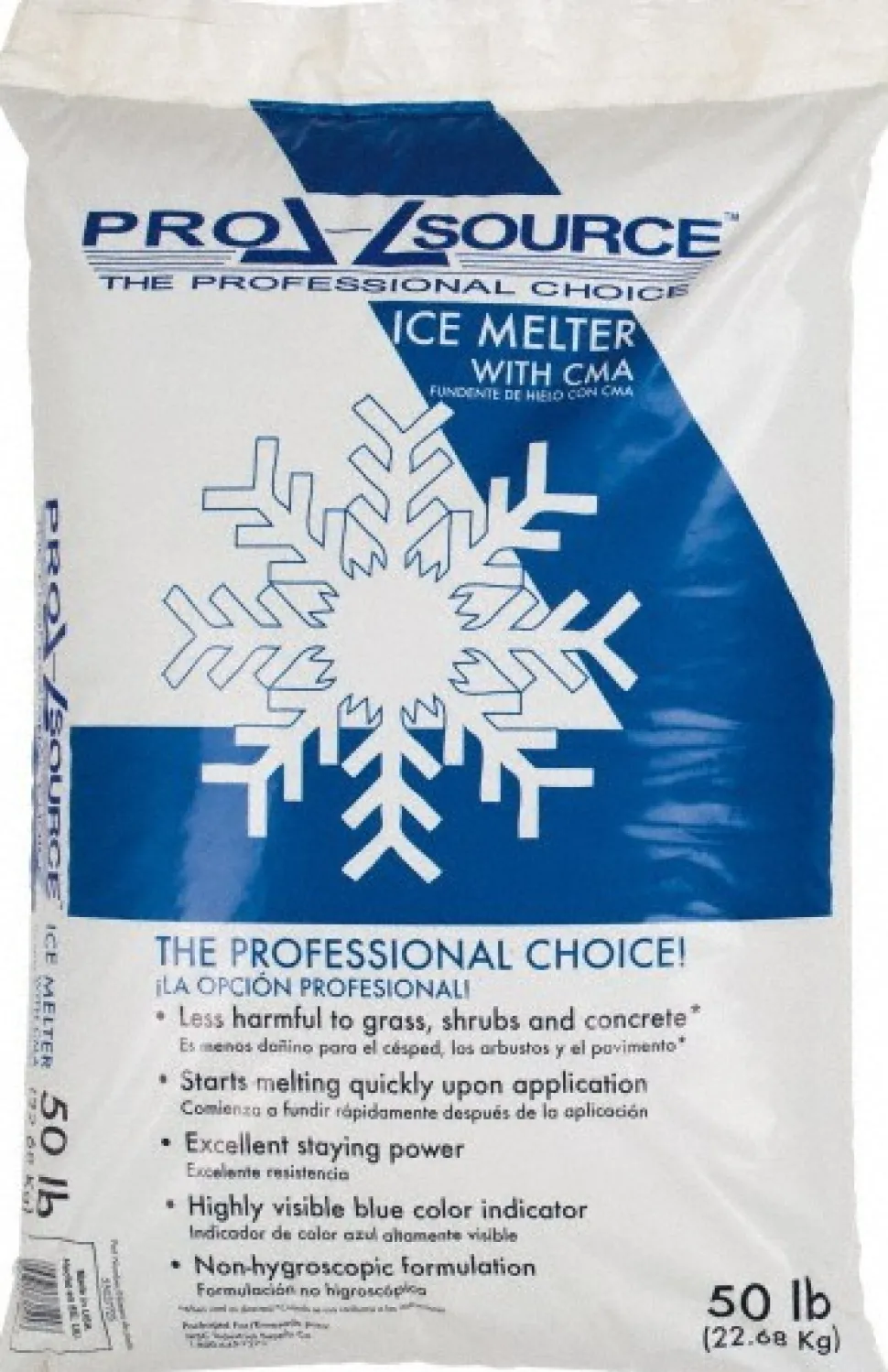 Ice & Snow Melter & De-Icer: Pellets, 50 lb Bag