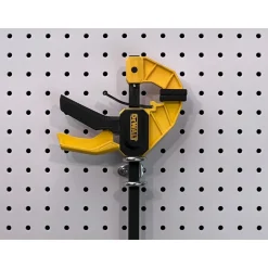 3/4" ID, 1/4" Dia, 1-13/16" Long Double Ring Tool Holder Pegboard Hook