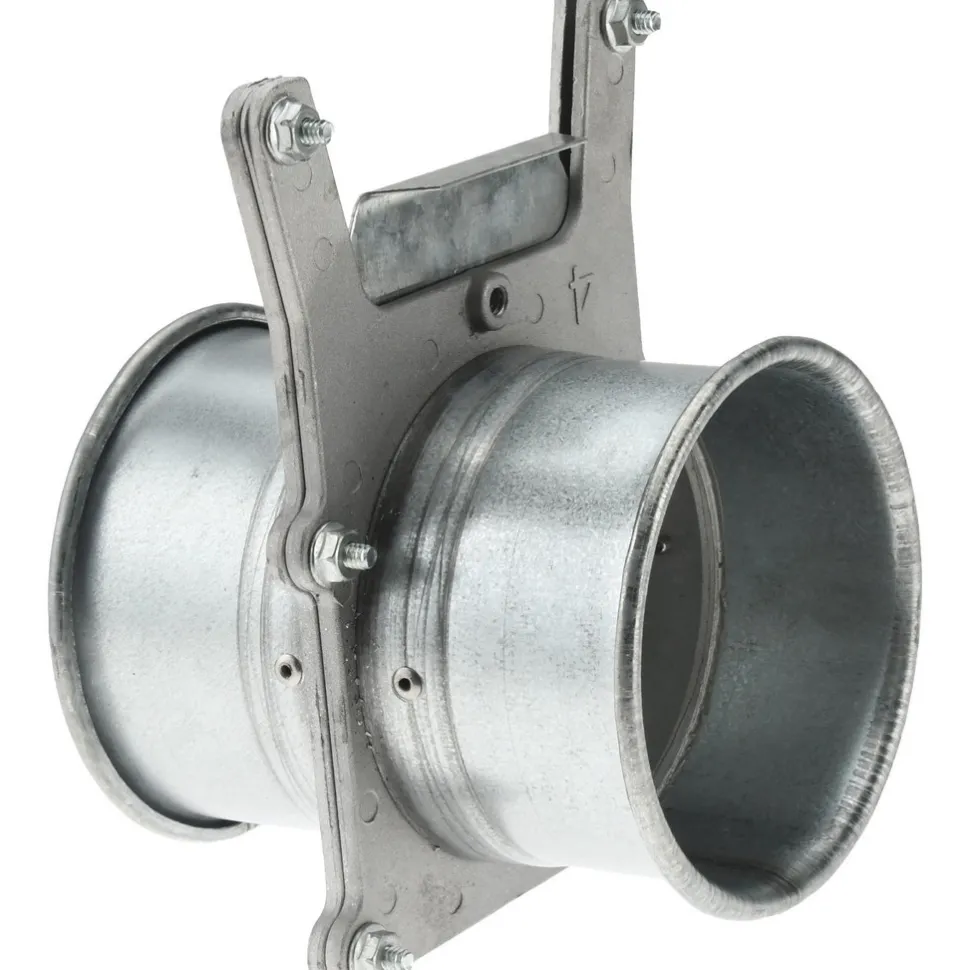 4" ID, Galvanized Duct Blast Gate