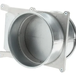 6" ID, Galvanized Duct Blast Gate
