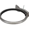 6" ID Galvanized Duct Clamp with PVC Seal