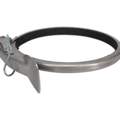 6" ID Galvanized Duct Clamp with PVC Seal