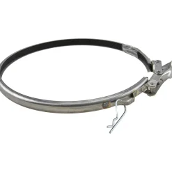 10" ID Galvanized Duct Clamp with PVC Seal