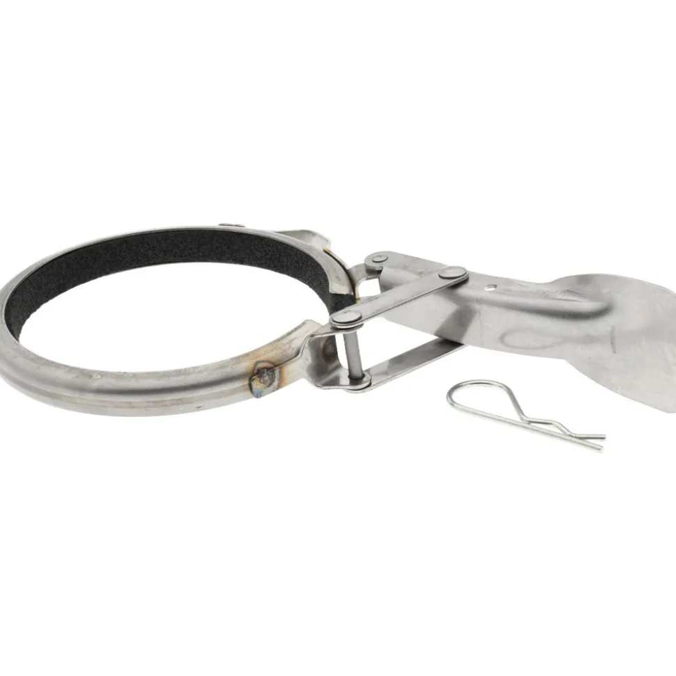 4" ID Galvanized Duct Clamp with PVC Seal